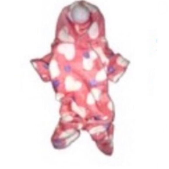 New Dogs of Glamour small heart print dog hoodie - Picture 6 of 7